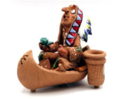 Gleitender Adler Räucherfigur