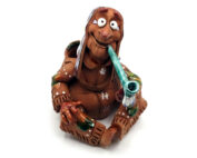 Häuptling Du rauchende Pfeife Räucherfigur