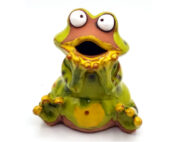 Frosch Räucherfigur